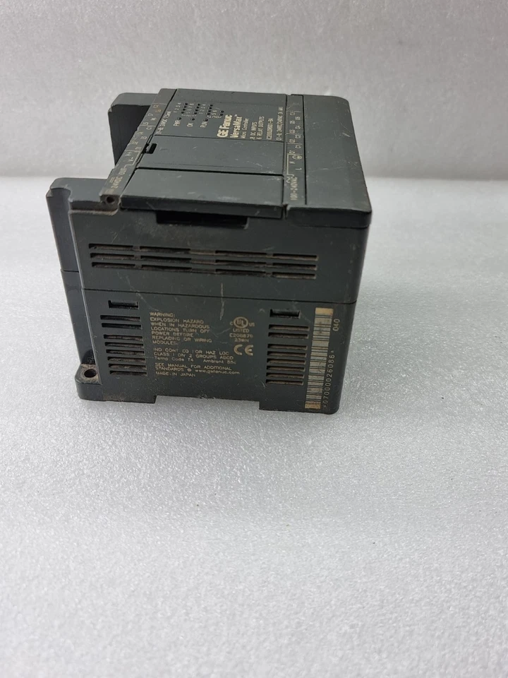 GE Fanuc IC200UDR001-BA VersaMax Micro Controller 24VDC/240VAC 2A